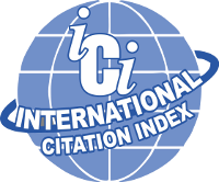 Indexed by International Citation Index OF JOURNAL IMPACT FACTOR & INDEXING